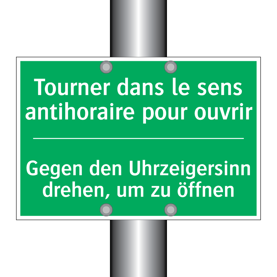 Gegen den Uhrzeigersinn drehen,  /.../ - Tourner dans le sens antihoraire  /.../