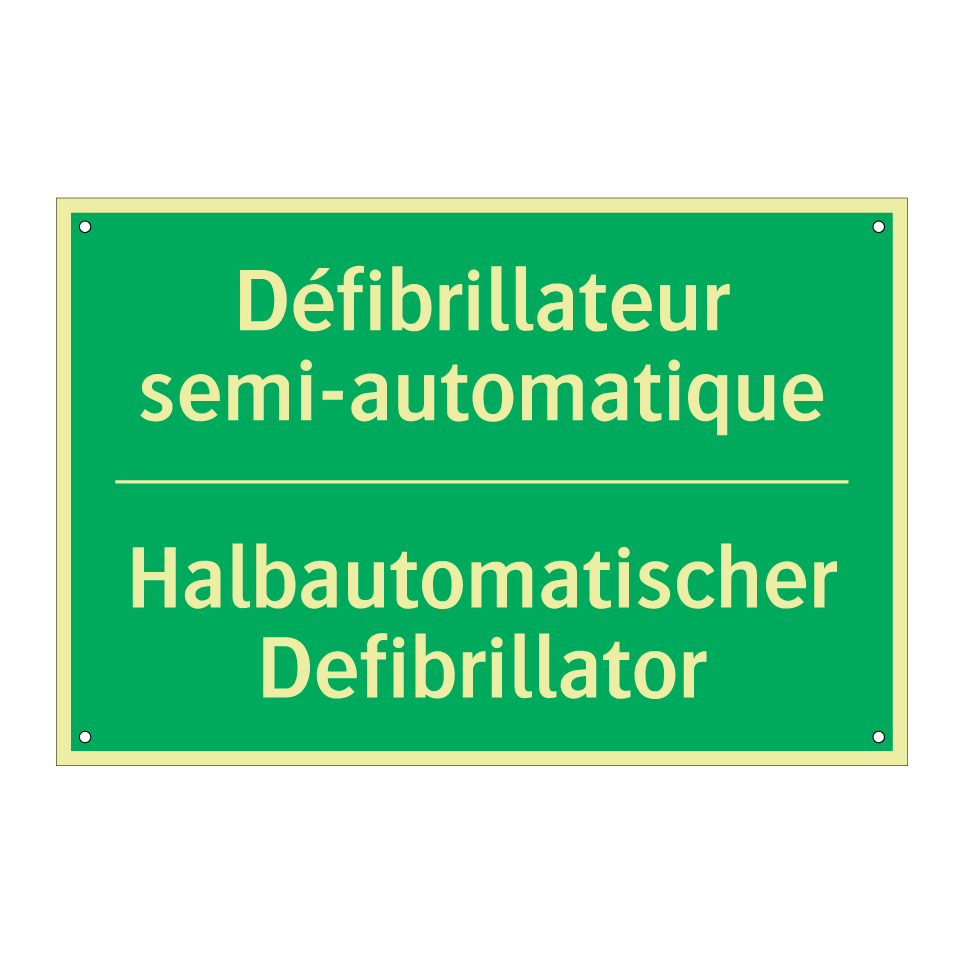 Halbautomatischer Defibrillator /.../ - Défibrillateur semi-automatique /.../