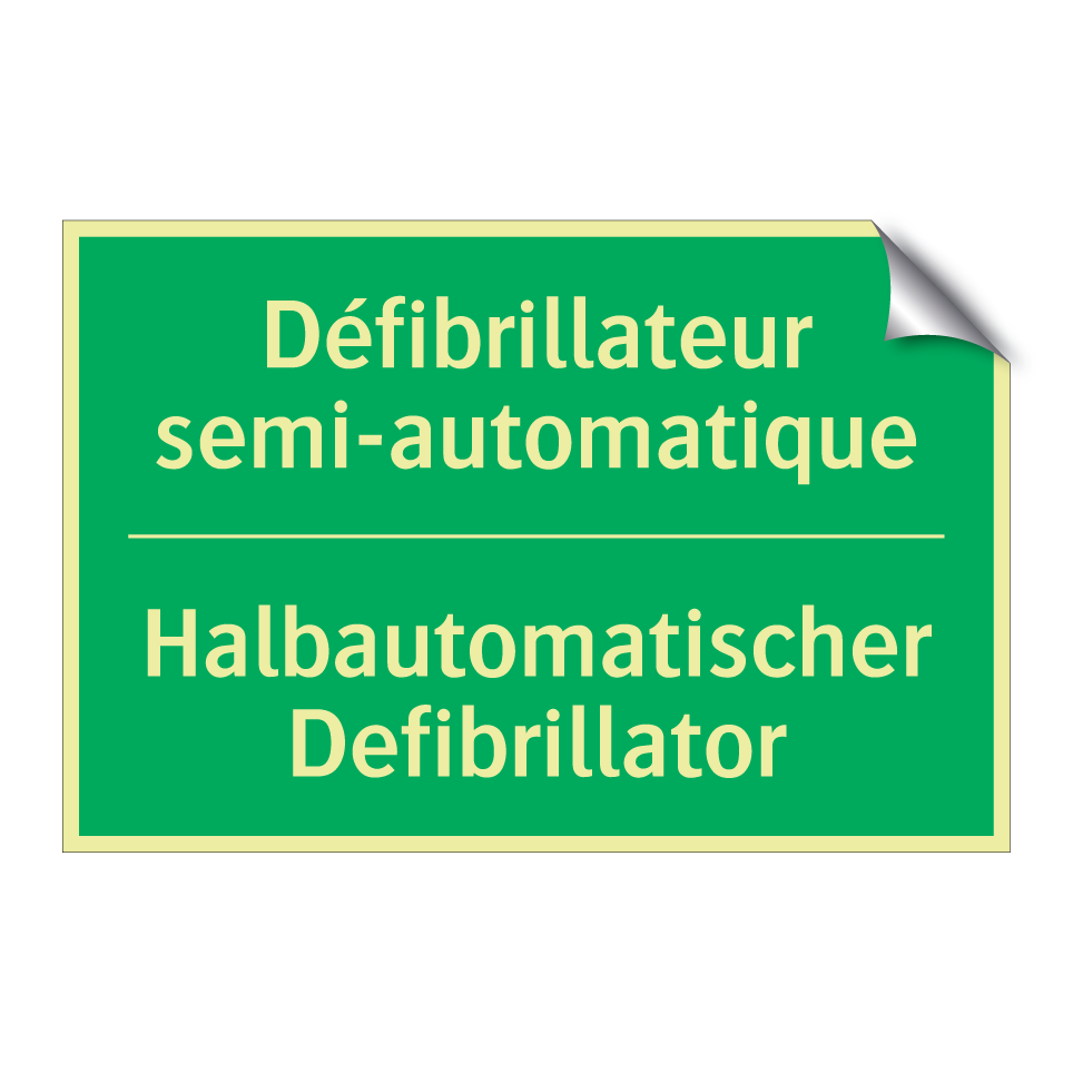 Halbautomatischer Defibrillator /.../ - Défibrillateur semi-automatique /.../