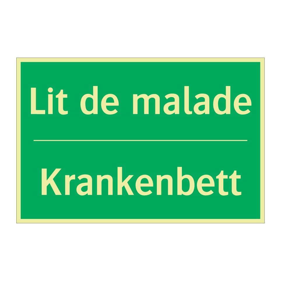 Krankenbett - Lit de malade