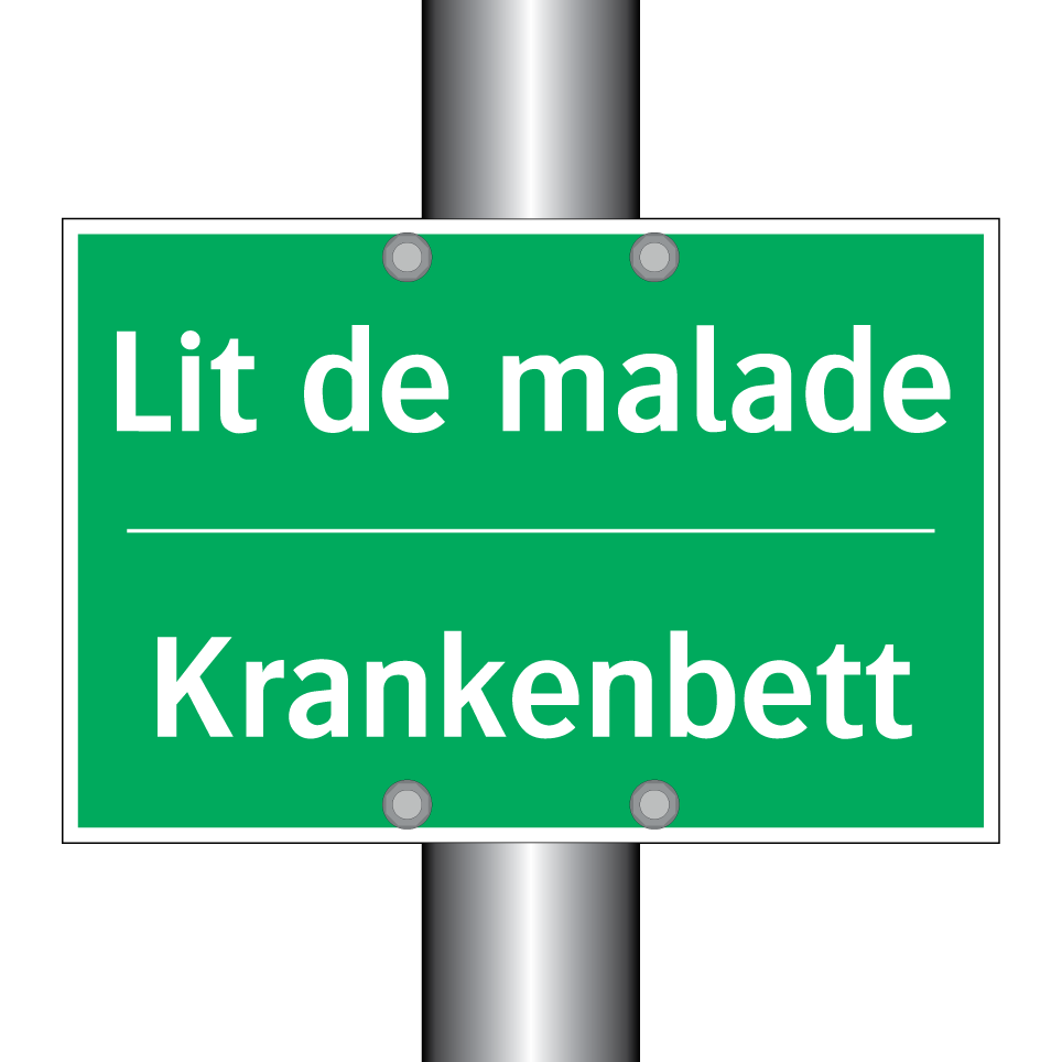 Krankenbett - Lit de malade