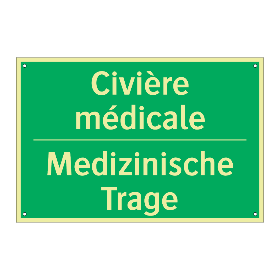 Medizinische Trage - Civière médicale
