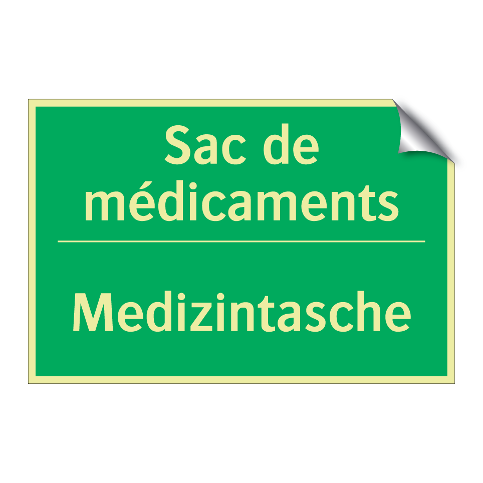 Medizintasche - Sac de médicaments