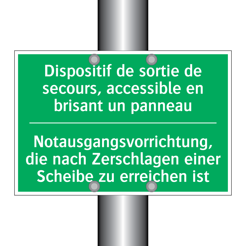 Notausgangsvorrichtung, die nach  /.../ - Dispositif de sortie de secours,  /.../