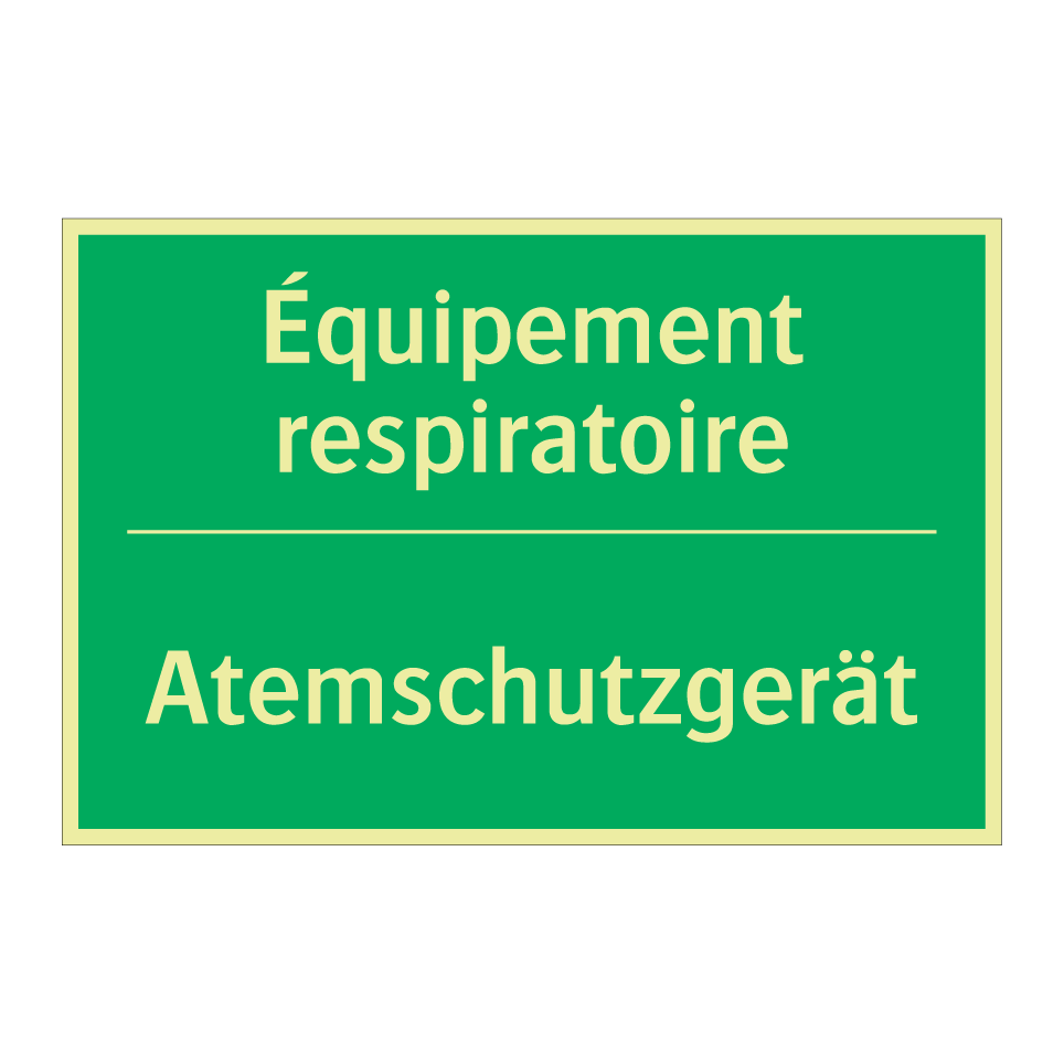 Atemschutzgerät - Équipement respiratoire
