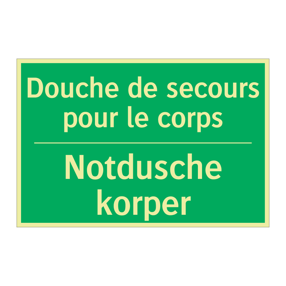 Notdusche korper - Douche de secours pour le corps /.../