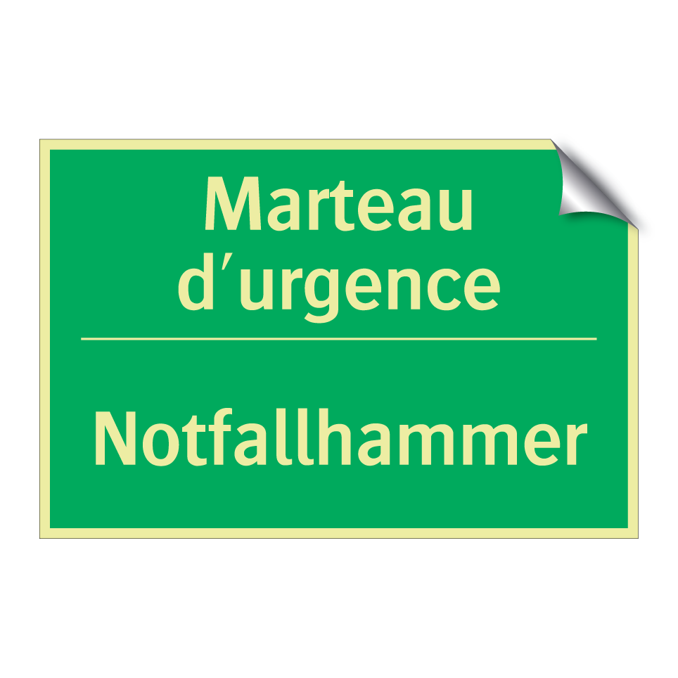 Notfallhammer - Marteau d'urgence