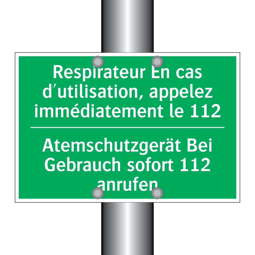 Atemschutzgerät Bei Gebrauch sofort  /.../ - Respirateur En cas d'utilisation,  /.../