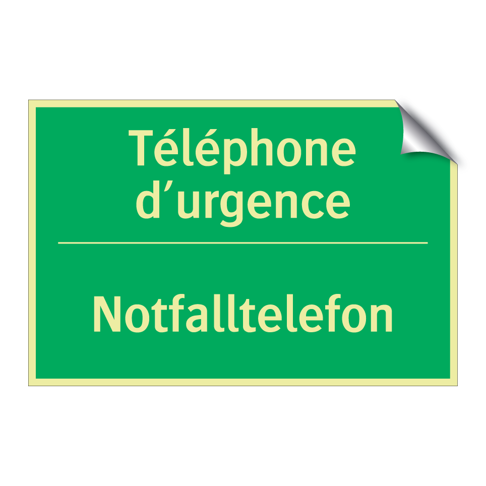 Notfalltelefon - Téléphone d’urgence