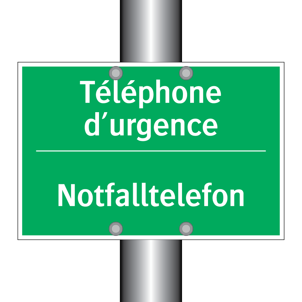 Notfalltelefon - Téléphone d’urgence