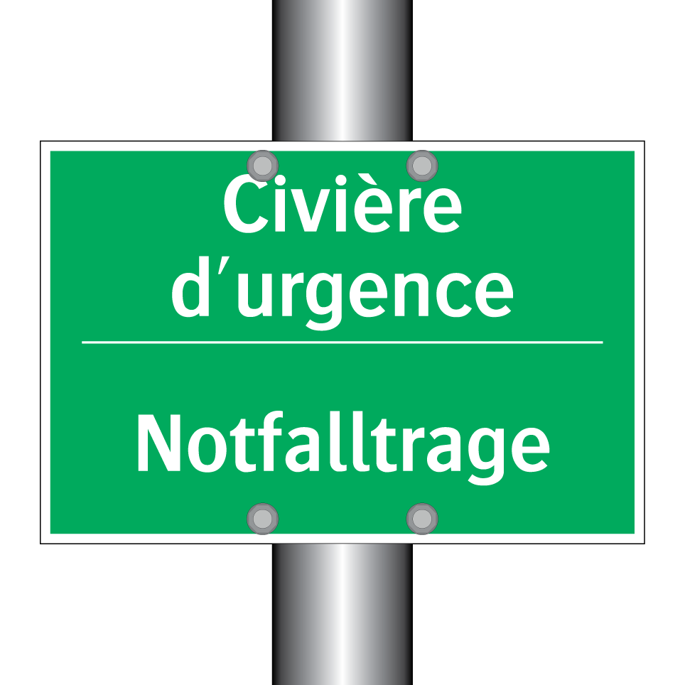 Notfalltrage - Civière d'urgence