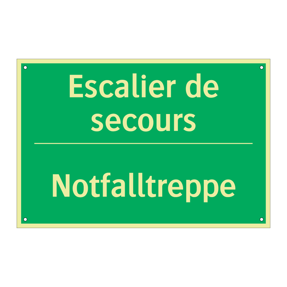 Notfalltreppe - Escalier de secours