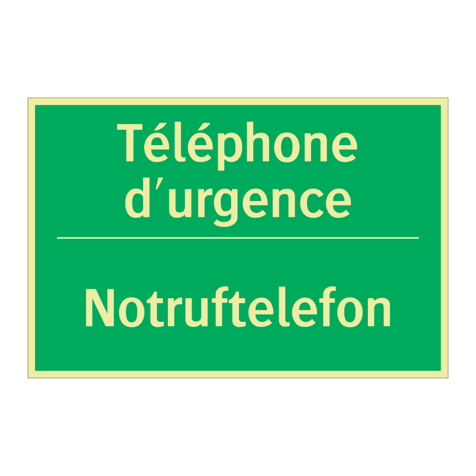 Notruftelefon - Téléphone d'urgence