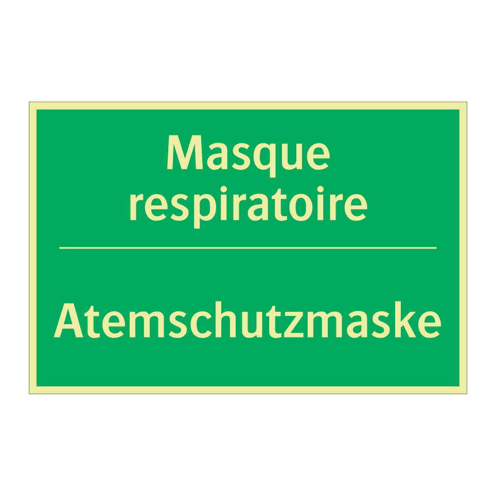 Atemschutzmaske - Masque respiratoire