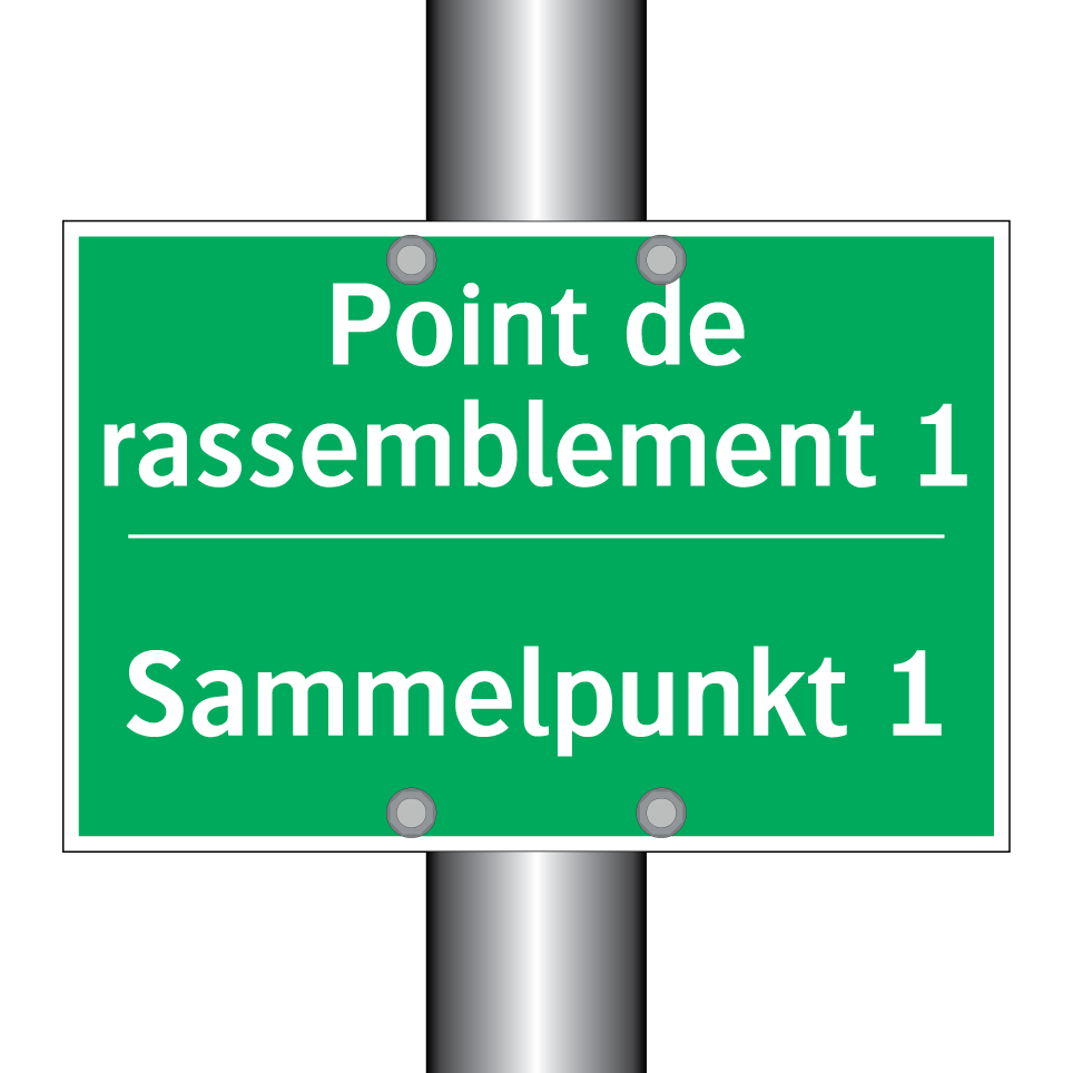 Sammelpunkt 1 - Point de rassemblement 1