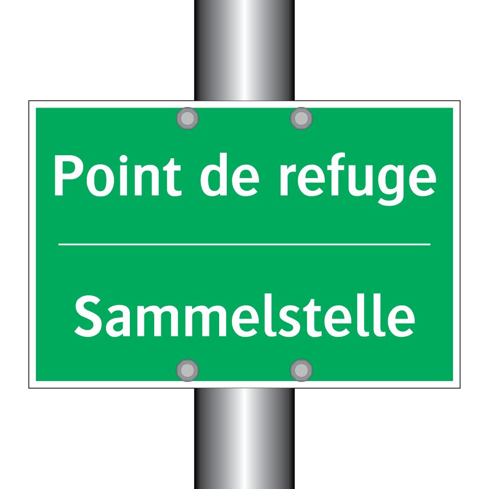 Sammelstelle - Point de refuge
