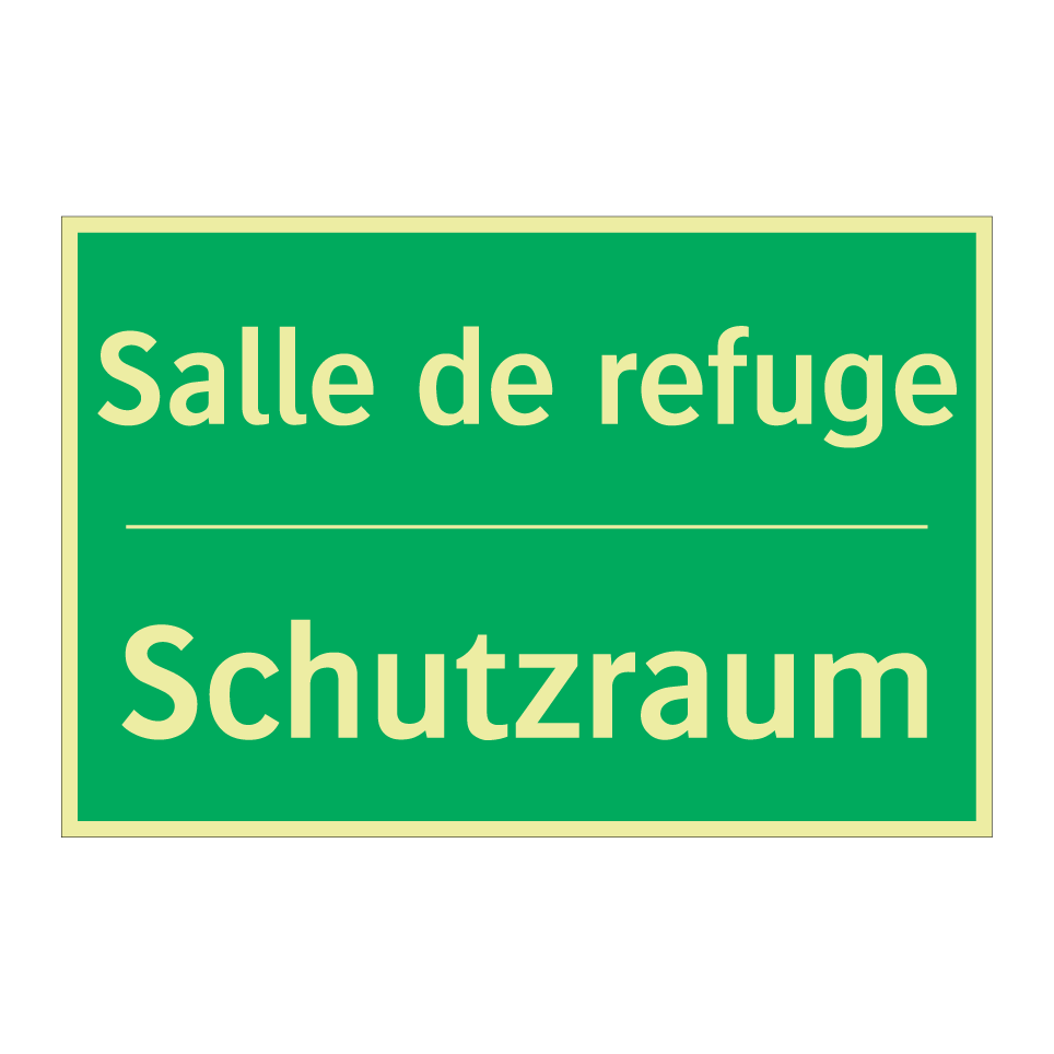 Schutzraum - Salle de refuge