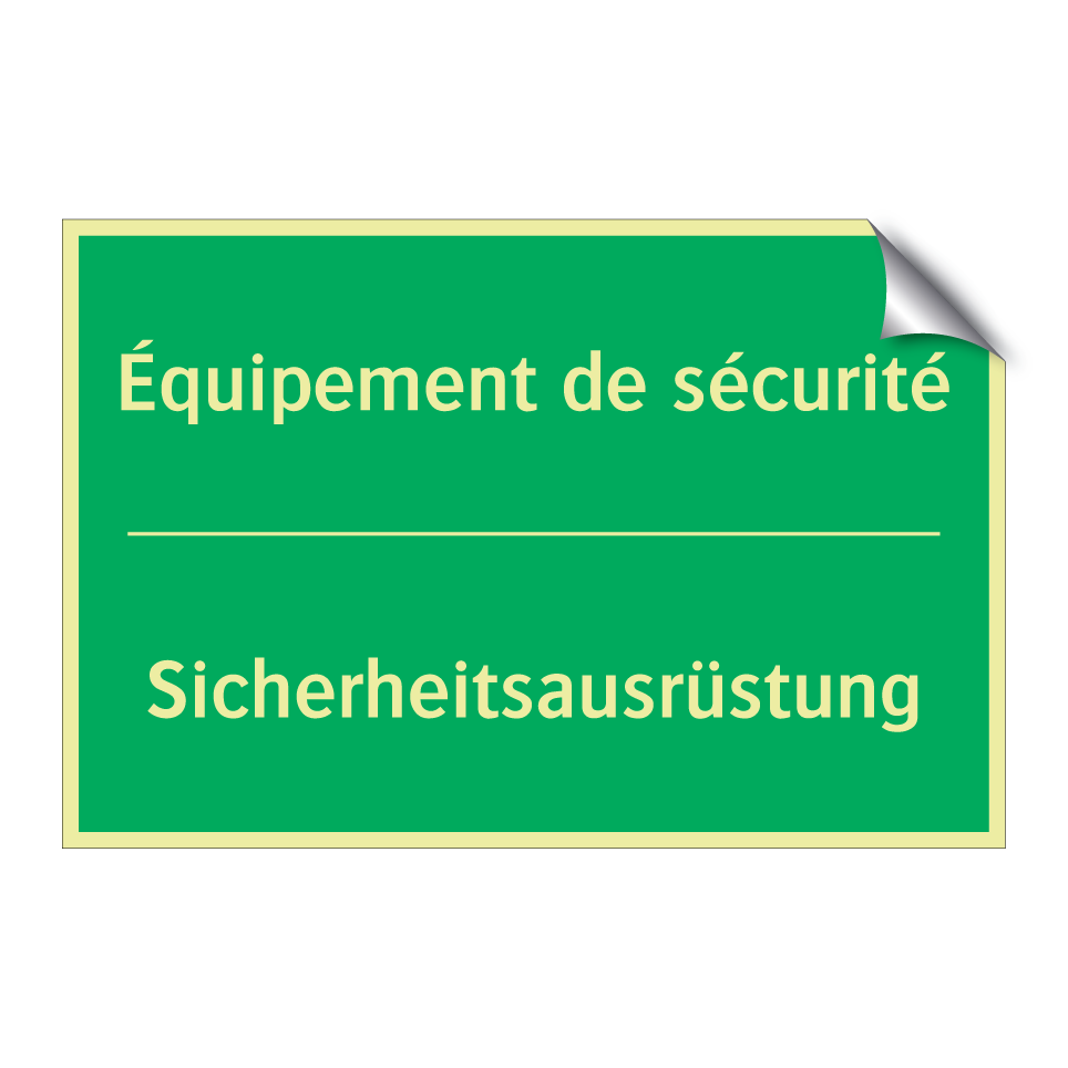 Sicherheitsausrüstung - Équipement de sécurité