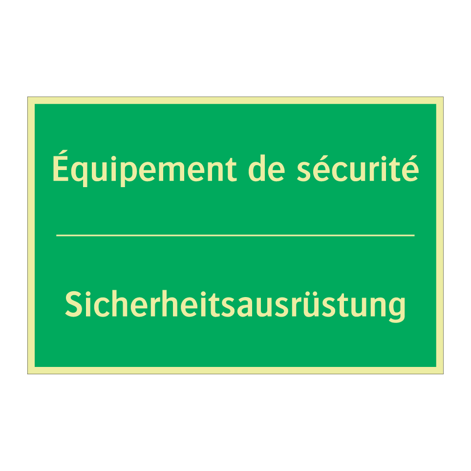 Sicherheitsausrüstung - Équipement de sécurité
