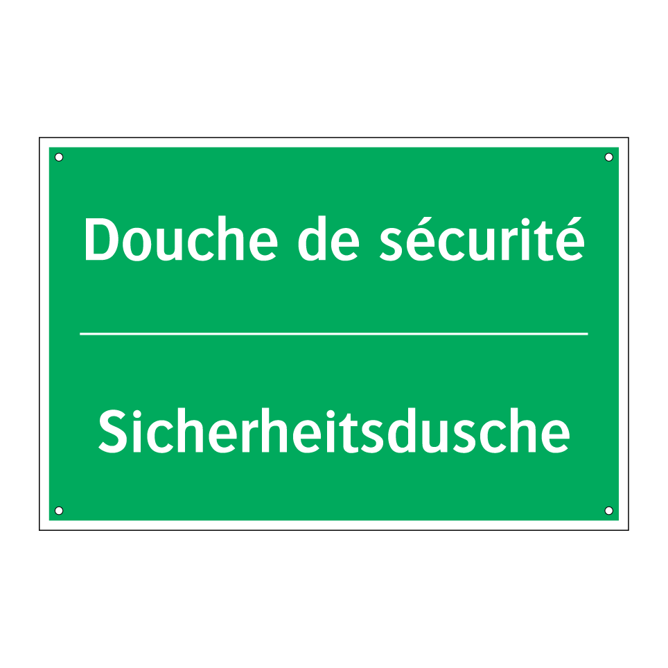 Sicherheitsdusche - Douche de sécurité