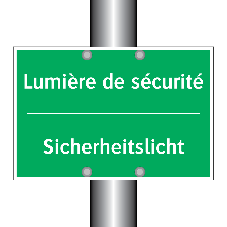 Sicherheitslicht - Lumière de sécurité