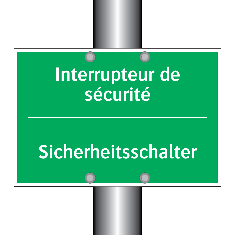 Sicherheitsschalter - Interrupteur de sécurité
