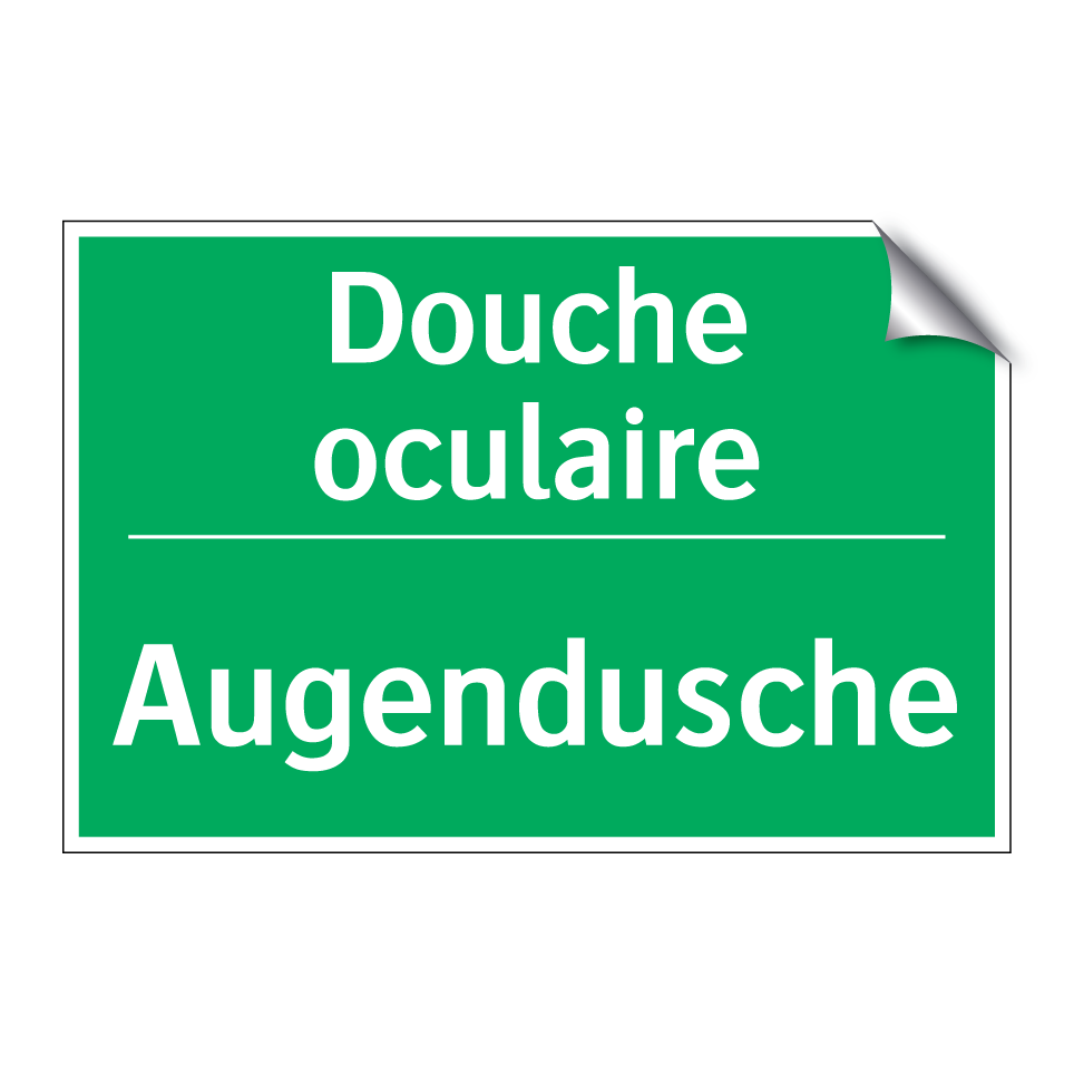 Augendusche - Douche oculaire
