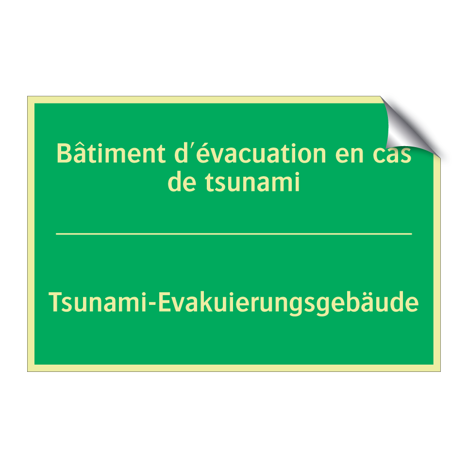 Tsunami-Evakuierungsgebäude - Bâtiment d'évacuation en cas de  /.../