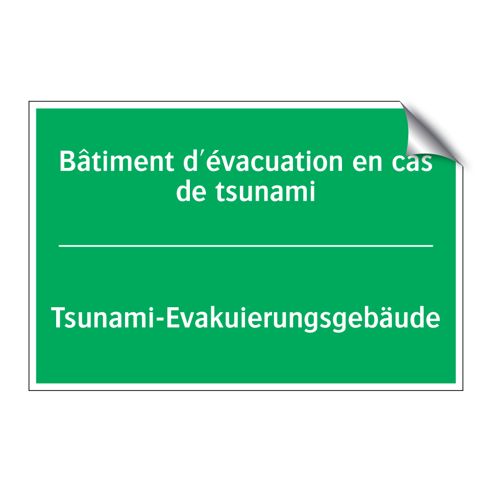 Tsunami-Evakuierungsgebäude - Bâtiment d'évacuation en cas de  /.../