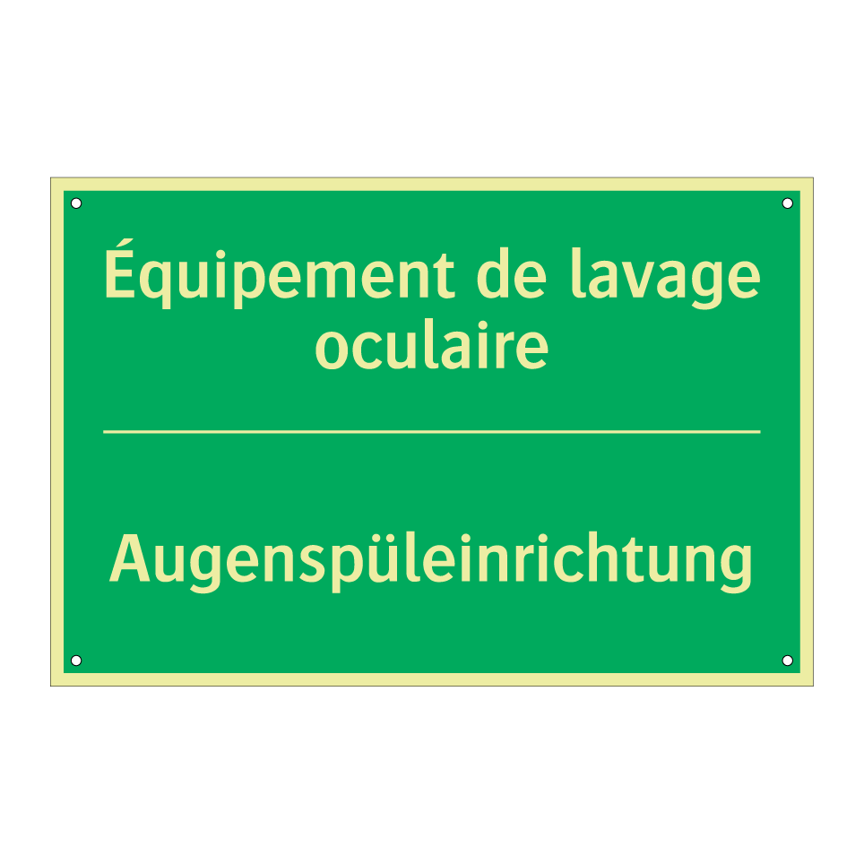 Augenspüleinrichtung - Équipement de lavage oculaire