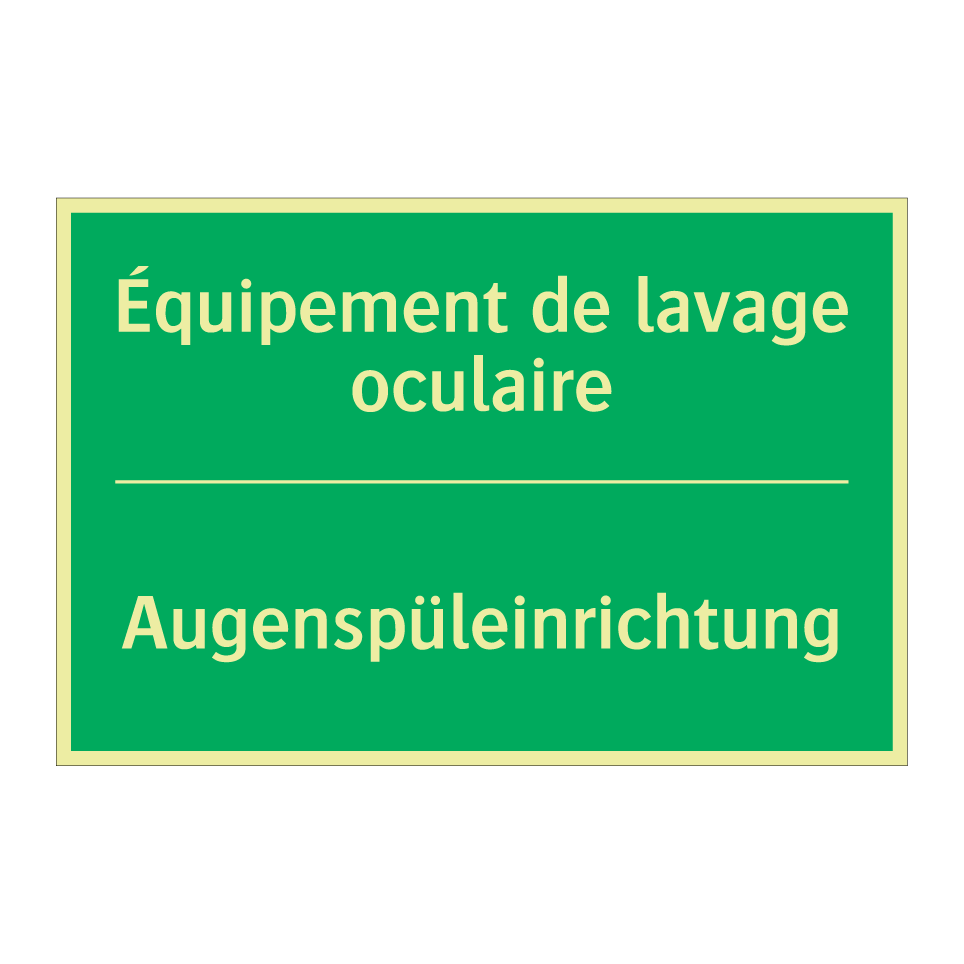 Augenspüleinrichtung - Équipement de lavage oculaire