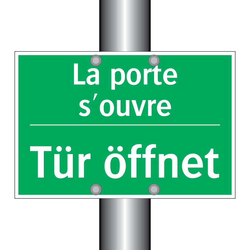 Tür öffnet - La porte s'ouvre