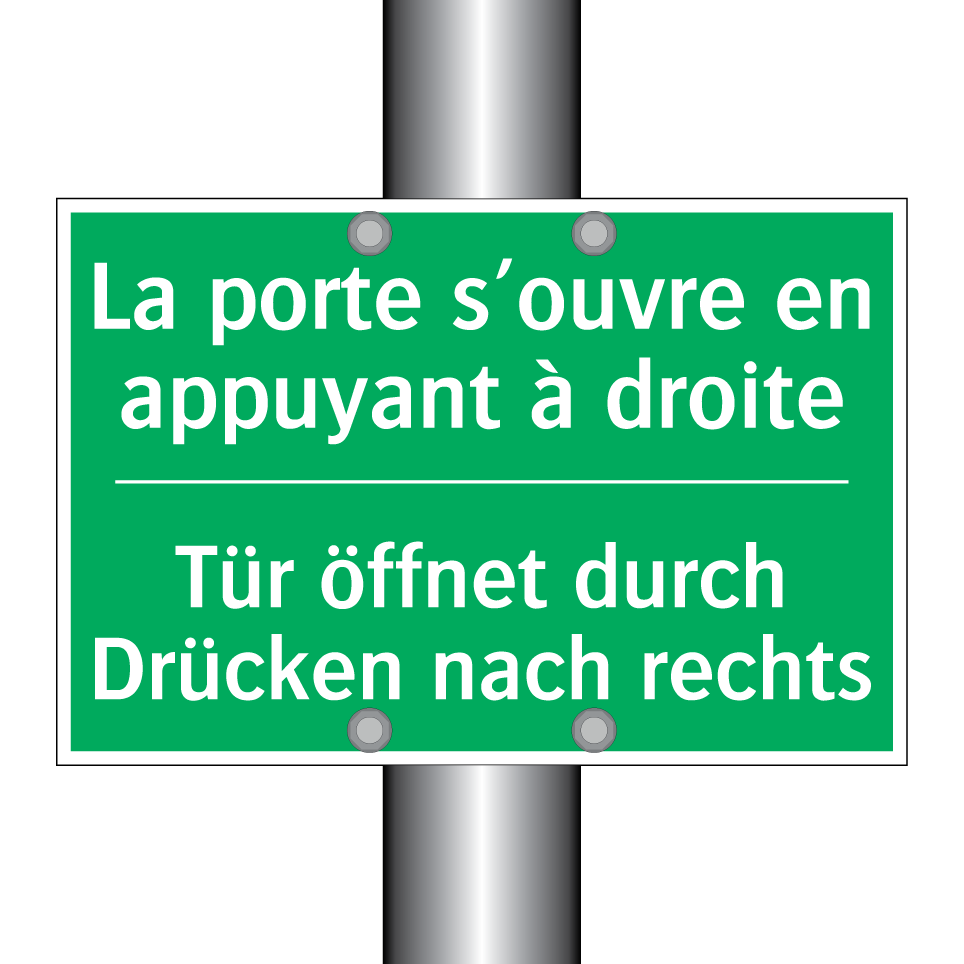 Tür öffnet durch Drücken nach  /.../ - La porte s’ouvre en appuyant à  /.../