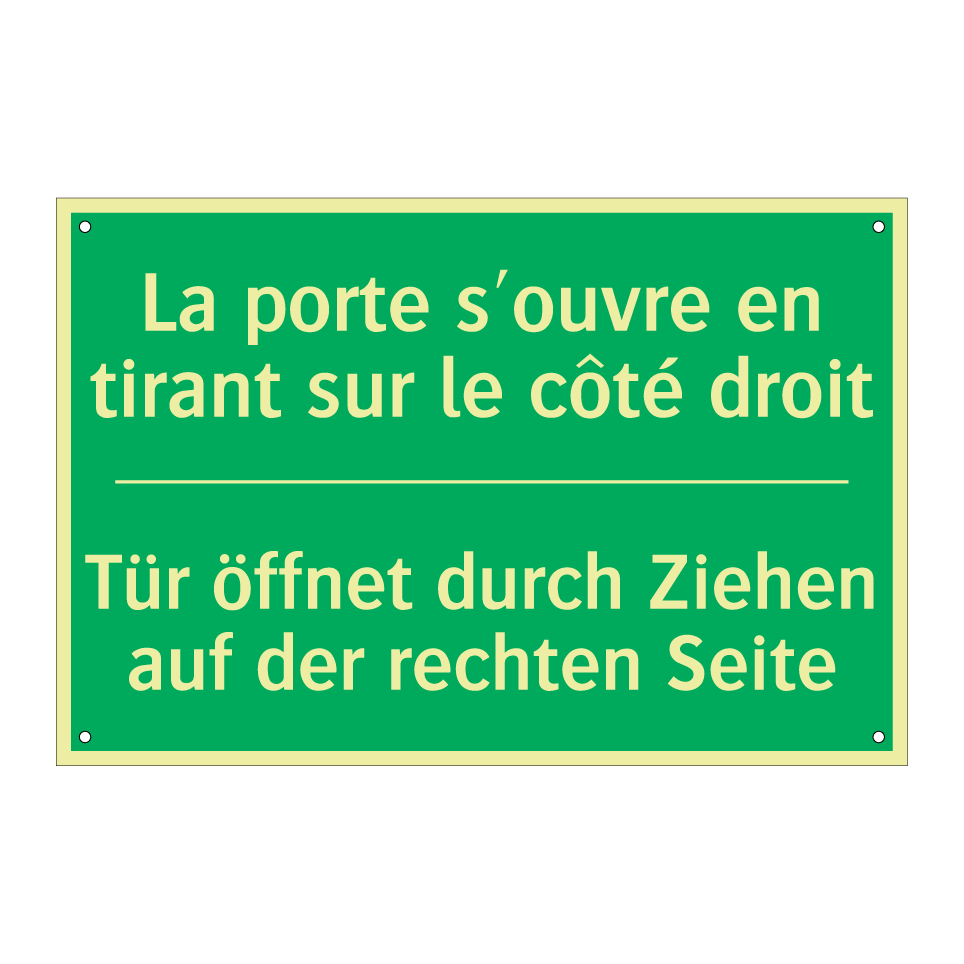 Tür öffnet durch Ziehen auf der  /.../ - La porte s'ouvre en tirant sur  /.../