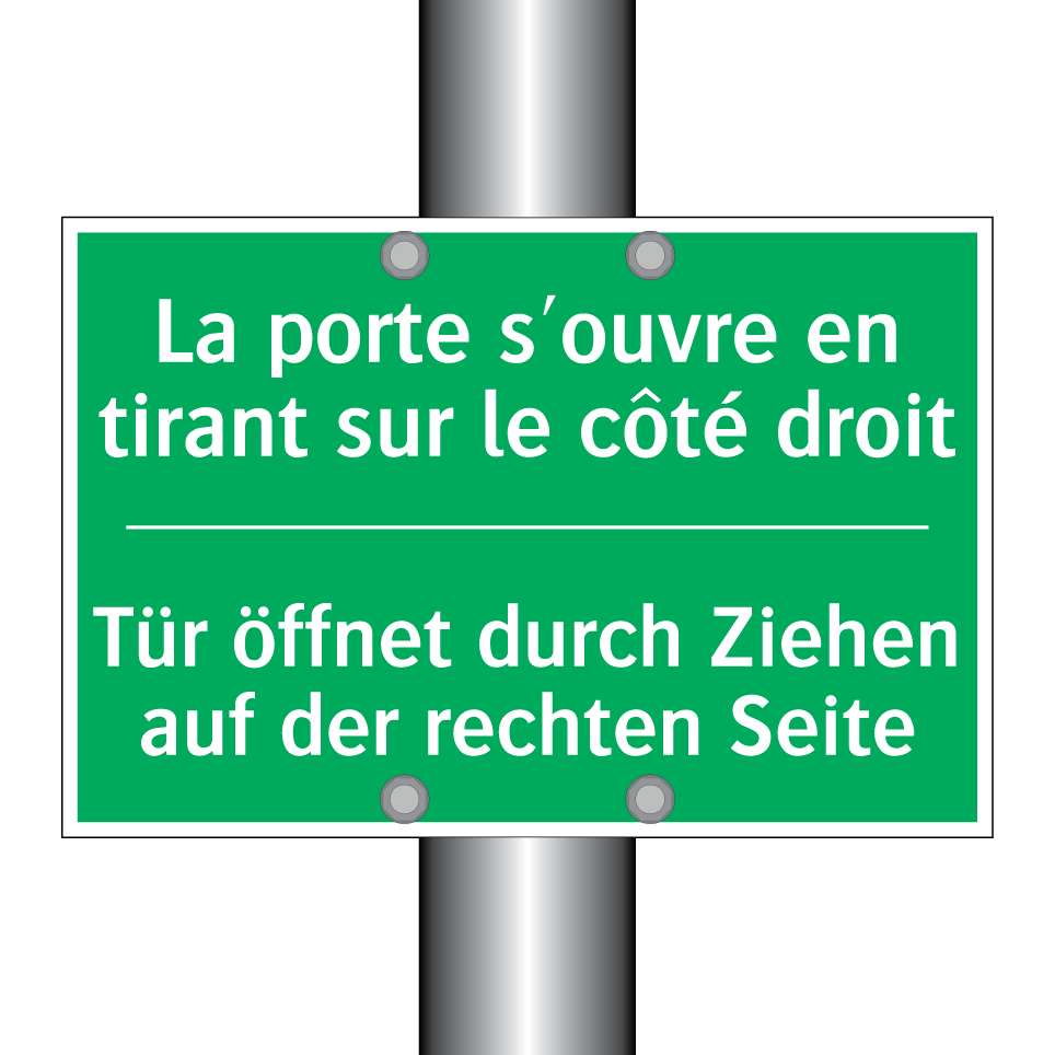 Tür öffnet durch Ziehen auf der  /.../ - La porte s'ouvre en tirant sur  /.../