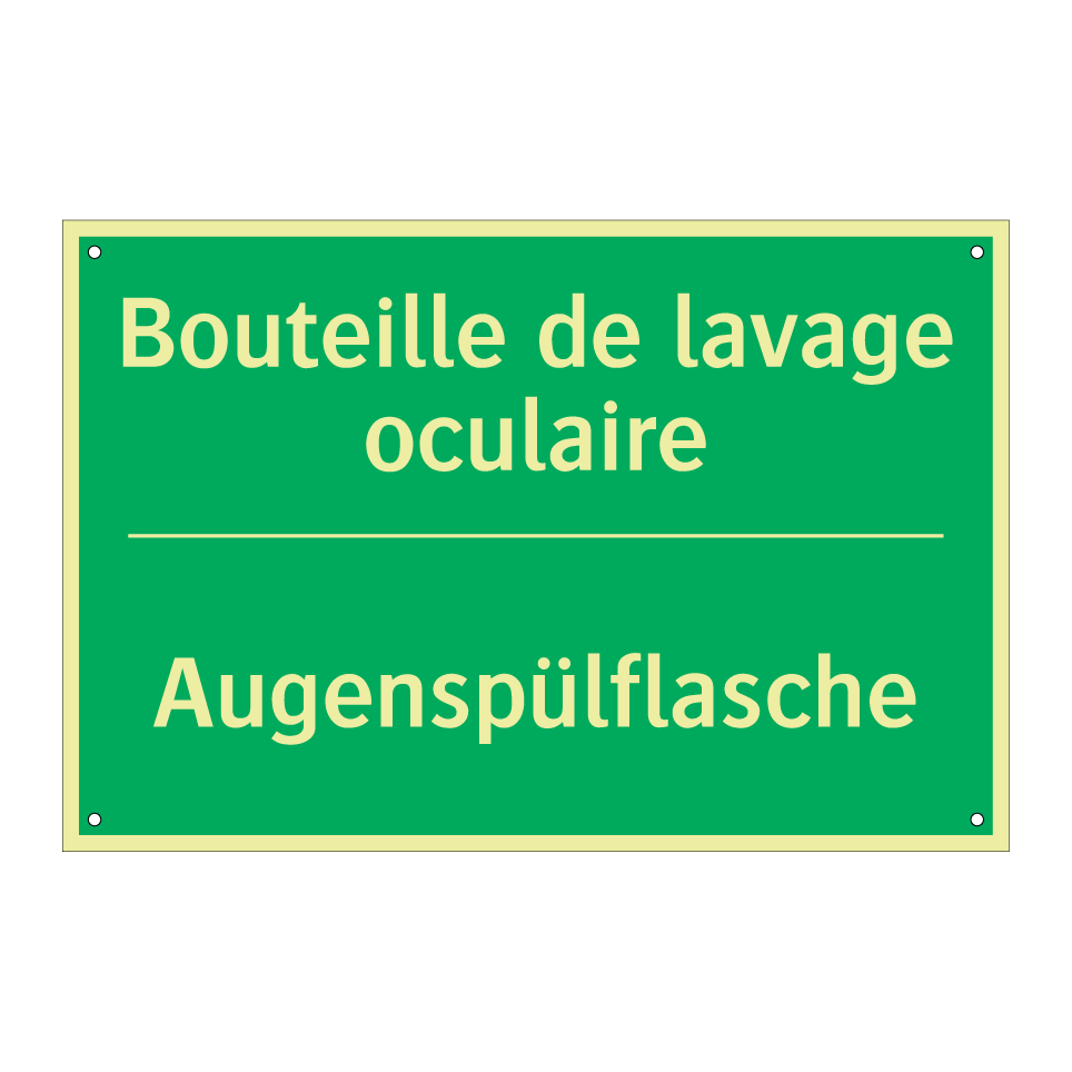 Augenspülflasche - Bouteille de lavage oculaire