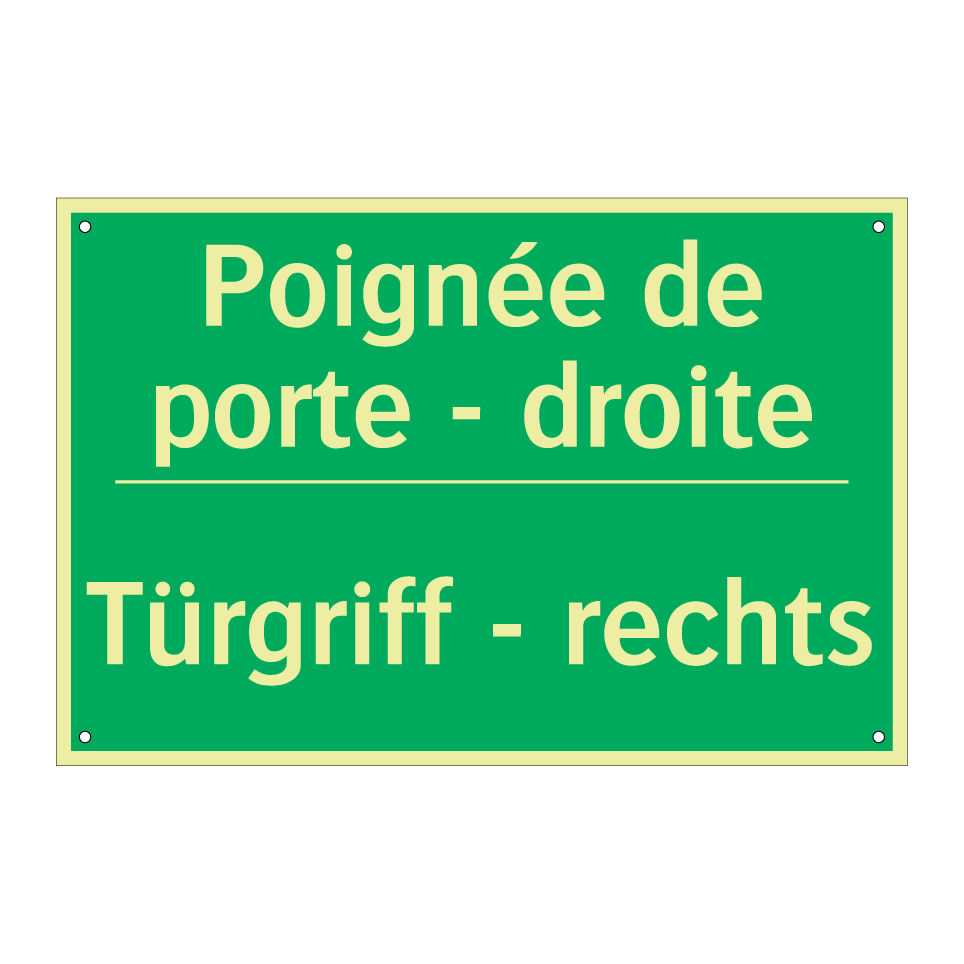 Türgriff - rechts - Poignée de porte - droite