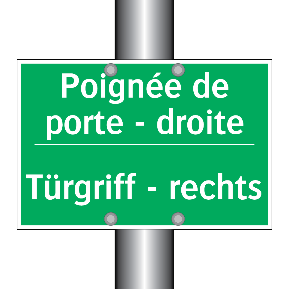 Türgriff - rechts - Poignée de porte - droite