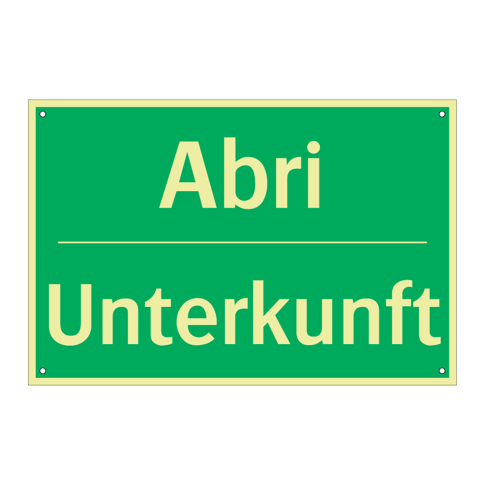 Unterkunft - Abri