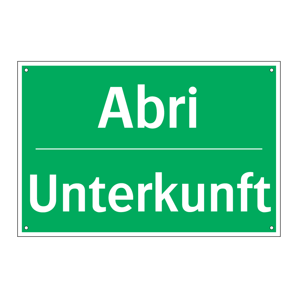 Unterkunft - Abri