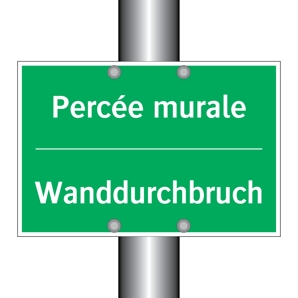 Wanddurchbruch - Percée murale