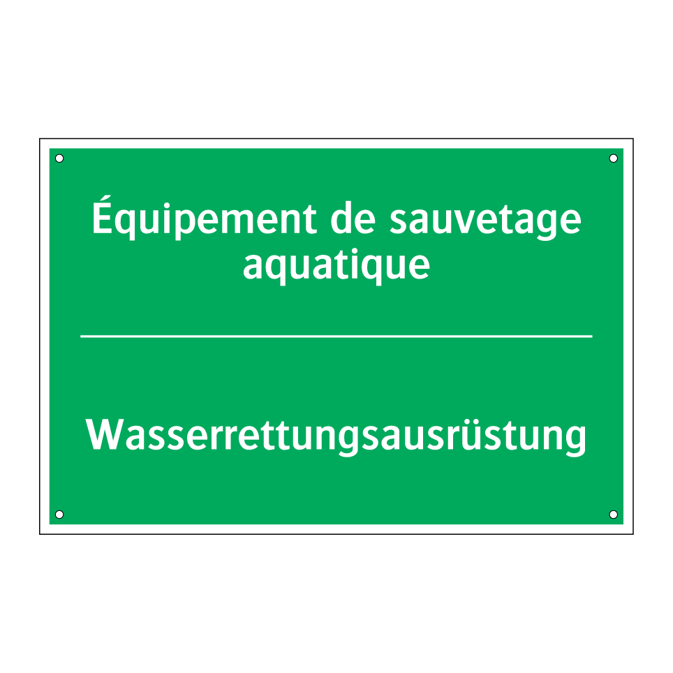 Wasserrettungsausrüstung - Équipement de sauvetage aquatique /.../