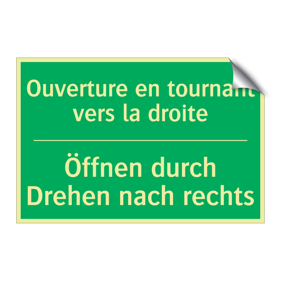 Öffnen durch Drehen nach rechts /.../ - Ouverture en tournant vers la  /.../