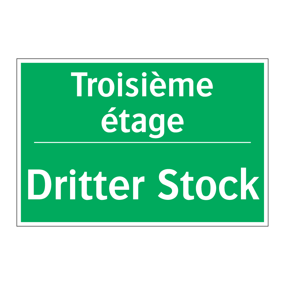 Dritter Stock - Troisième étage