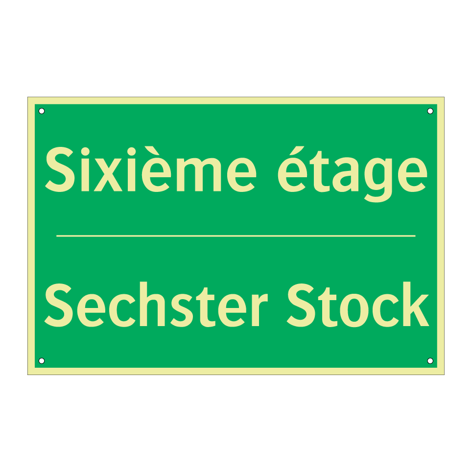 Sechster Stock - Sixième étage