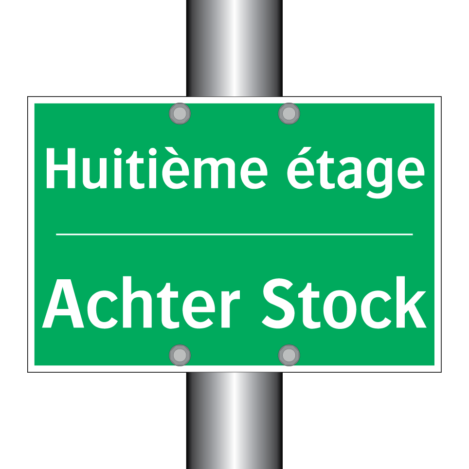 Achter Stock - Huitième étage
