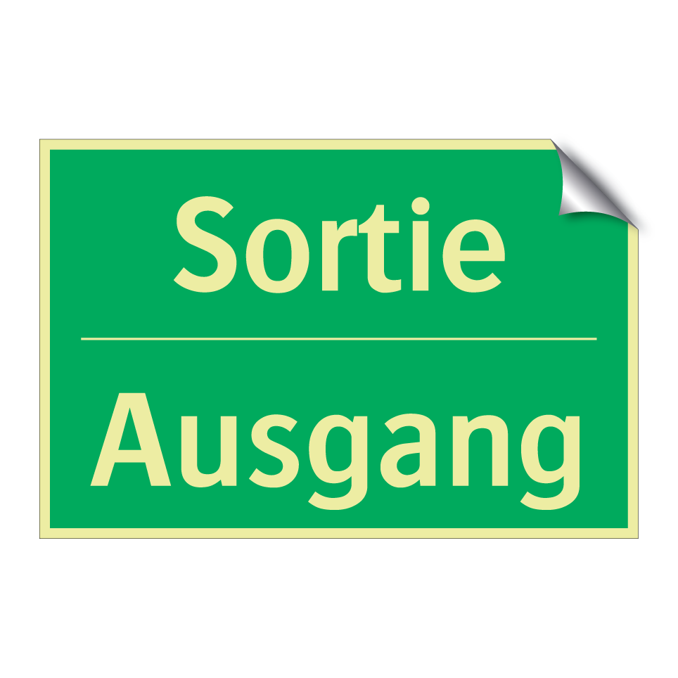 Ausgang - Sortie