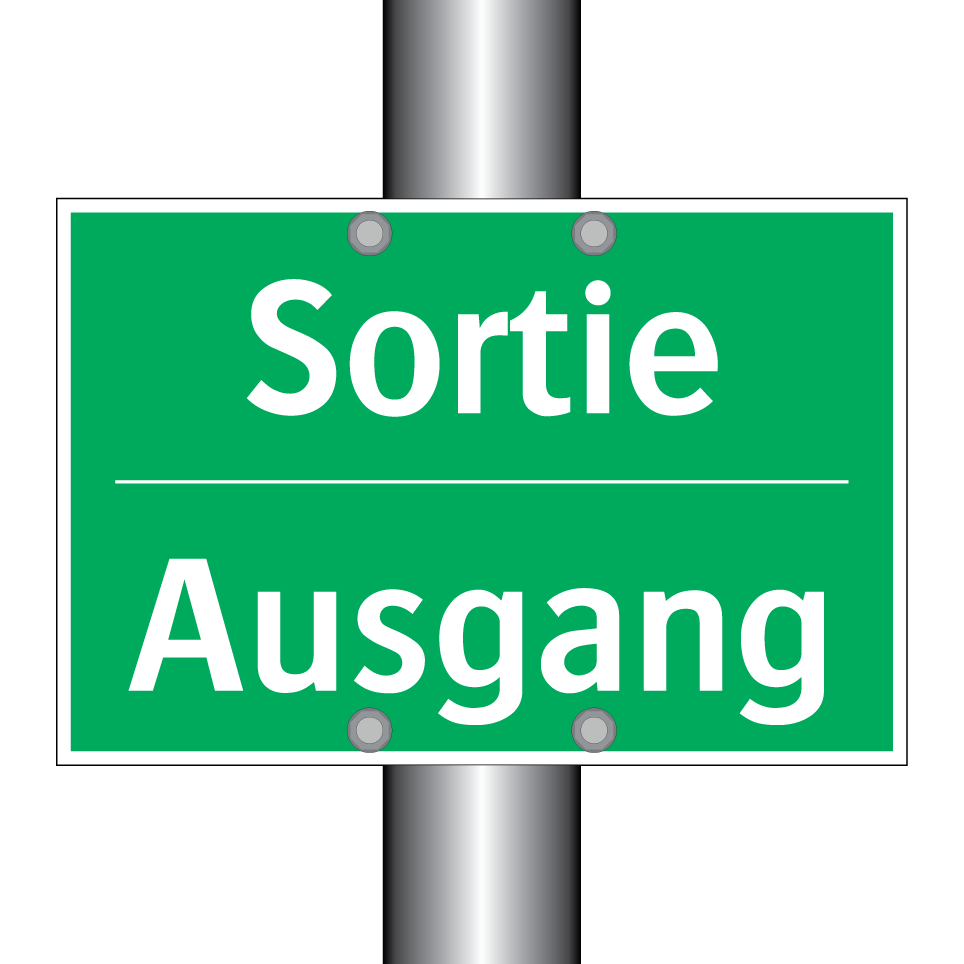 Ausgang - Sortie