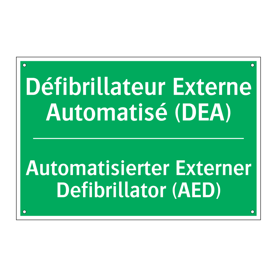 Automatisierter Externer Defibrillator  /.../ - Défibrillateur Externe Automatisé  /.../