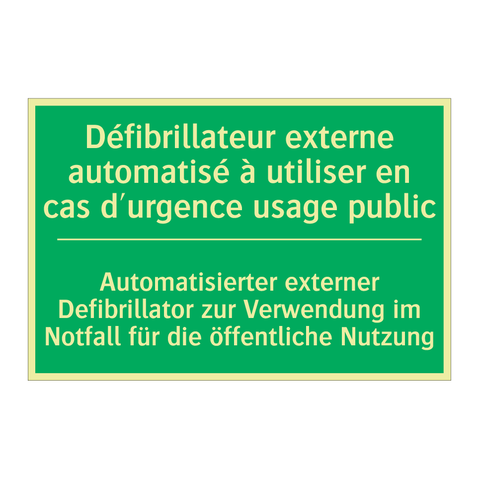 Automatisierter externer Defibrillator  /.../ - Défibrillateur externe automatisé  /.../